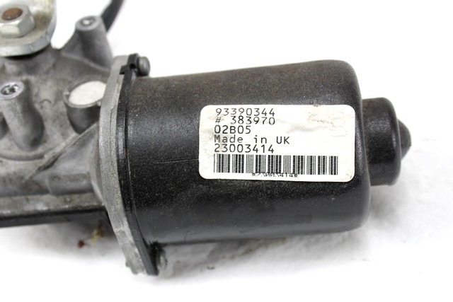 MOTEUR D'ESSUIE-GLACE OEM N. 17204 MOTORINO TERGIPARABREZZA PI?CES DE VOITURE D'OCCASION OPEL MERIVA A (2003 - 2006) BENZINA D?PLACEMENT. 16 ANN?E 2005