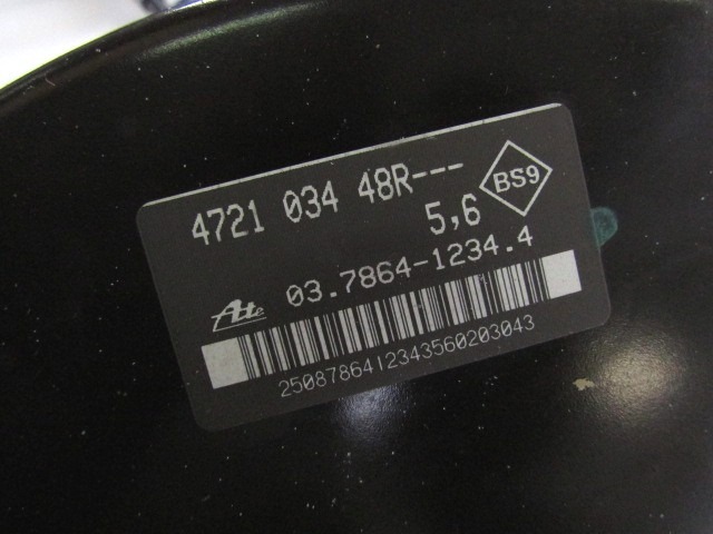 SERVO FREIN ? D?PRESSION OEM N. 472103448R PI?CES DE VOITURE D'OCCASION RENAULT CLIO (05/2009 - 2013) DIESEL D?PLACEMENT. 15 ANN?E 2011