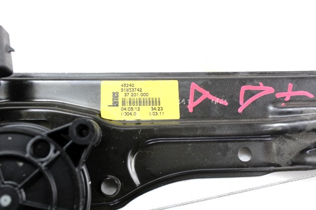 M?CANISME DE FEN?TRE DE PORTE AVANT OEM N. 114586 SISTEMA ALZACRISTALLO PORTA ANTERIORE ELETT PI?CES DE VOITURE D'OCCASION LANCIA Y YPSILON (dal 2011)BENZINA/GPL D?PLACEMENT. 12 ANN?E 2012