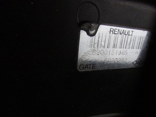 CADRE DE VENTILATEUR AVEC VENTILATEUR OEM N. 8200151465 PI?CES DE VOITURE D'OCCASION RENAULT SCENIC/GRAND SCENIC (2003 - 2009) BENZINA D?PLACEMENT. 16 ANN?E 2007