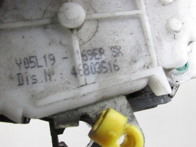 SERRURE CENTRALE PORTE ARRI?RE GAUCHE OEM N. 46803516 PI?CES DE VOITURE D'OCCASION FIAT PANDA 169 (2003 - 08/2009) DIESEL D?PLACEMENT. 13 ANN?E 2006