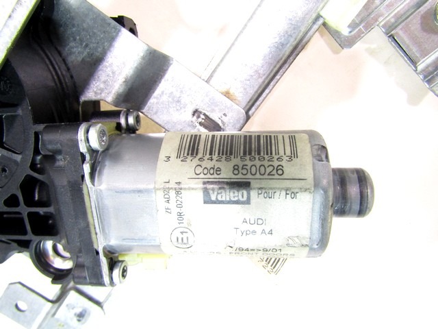 M?CANISME DE FEN?TRE DE PORTE AVANT OEM N. 8D0837461 PI?CES DE VOITURE D'OCCASION AUDI A4 B5 BER/SW (1994 - 12/2000) DIESEL D?PLACEMENT. 19 ANN?E 2000