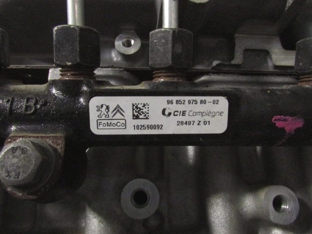 MOTEURS COMPLETS OEM N. 8HR 33839 PI?CES DE VOITURE D'OCCASION PEUGEOT 206 PLUS T3E 2EK 2AC (2009 - 2012) DIESEL D?PLACEMENT. 14 ANN?E 2010