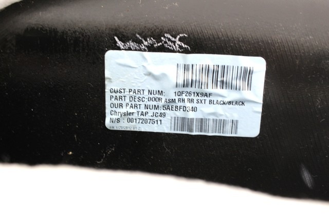 REV?TEMENT DE PORTE  OEM N. 9609 PANNELLO INTERNO PORTA POSTERIORE PI?CES DE VOITURE D'OCCASION FIAT FREEMONT (2011 - 2015)DIESEL D?PLACEMENT. 20 ANN?E 2013