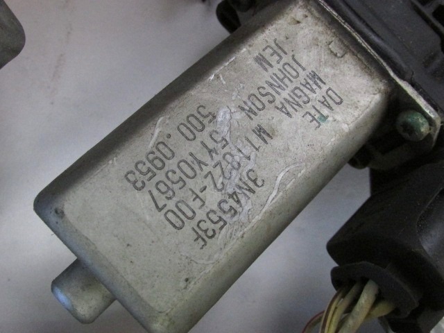 M?CANISME DE FEN?TRE DE PORTE AVANT OEM N. 34924 SISTEMA ALZACRISTALLO PORTA ANTERIORE ELETTR PI?CES DE VOITURE D'OCCASION MINI COUNTRYMAN R60 (2010 - 2014)DIESEL D?PLACEMENT. 16 ANN?E 2014