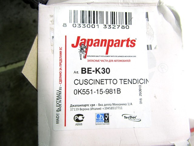 SUPPORT TENDEUR DE COURROIE MECANIQUE OEM N. 0K551-15-981 PI?CES DE VOITURE D'OCCASION KIA CEE'D (2006-2012) DIESEL D?PLACEMENT. 16 ANN?E 2010