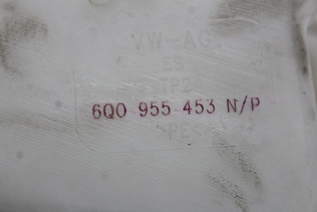 POT ? EAU OEM N. 6Q0955453N PI?CES DE VOITURE D'OCCASION SEAT IBIZA MK4 BER/SW (2008 - 2012)DIESEL D?PLACEMENT. 12 ANN?E 2012