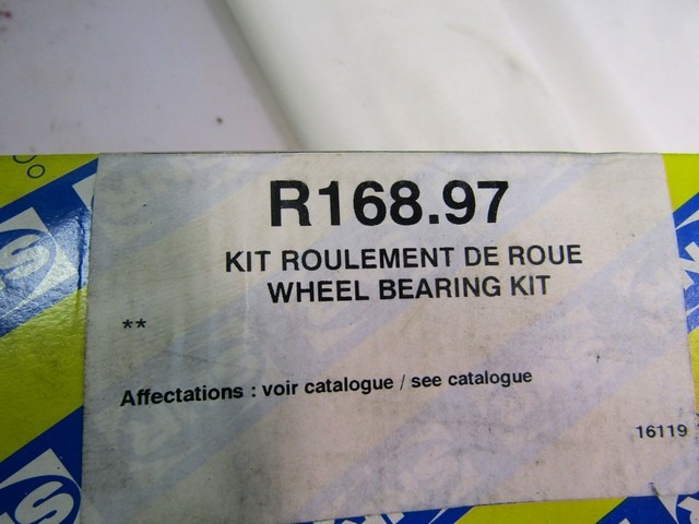 ROULEMENT DE ROUE OEM N. 43202-1J61A PI?CES DE VOITURE D'OCCASION NISSAN CUBE (2008 - 2019)DIESEL D?PLACEMENT. 15 ANN?E 2010