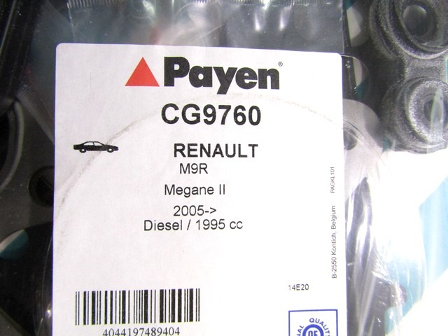 JOINT DE CULASSE OEM N. 7701477450 PI?CES DE VOITURE D'OCCASION RENAULT ESPACE 4 (2006 IN POI) DIESEL D?PLACEMENT. 20 ANN?E 2008