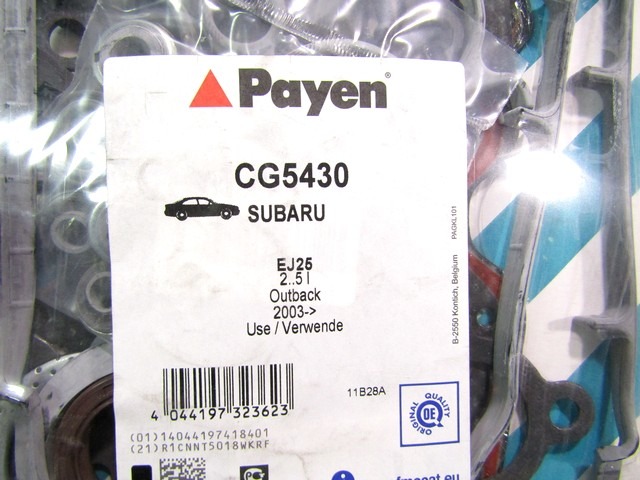 JOINT DE CULASSE OEM N. 52152000 PI?CES DE VOITURE D'OCCASION SUBARU OUTBACK (1998 - 2003)BENZINA D?PLACEMENT. 25 ANN?E 1999