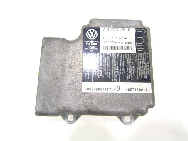 5N0959655A CENTRALINA AIRBAG VOLKSWAGEN TIGUAN 2.0 103KW 5P D 6M (2008) RICAMBIO USATO