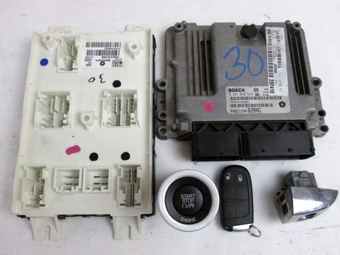 05150620AC KIT ACCENSIONE AVVIAMENTO FIAT FREEMONT 2.0 125KW 4X4 5P D AUT (2014) RICAMBIO USATO 0281018312 68226574AB 68207000AB