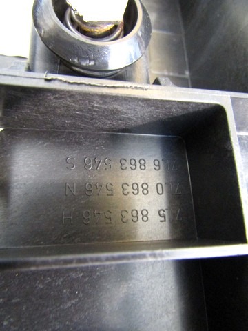 7L5863546H RIVESTIMENTO PIANALE MOQUETTE POSTERIORE BAULE PORSCHE CAYENNE S 4.8 B 4X4 283KW 5P AUT (2007) RICAMBIO USATO 