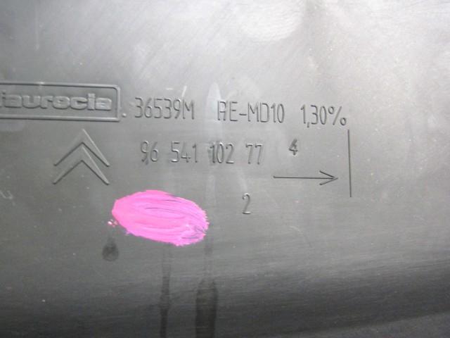 9654110277 RIVESTIMENTO MASCHERINA SUPERIORE CENTRALE CRUSCOTTO CITROEN C4 PICASSO 1.6 D 80KW 5M 5P (2008) RICAMBIO USATO 