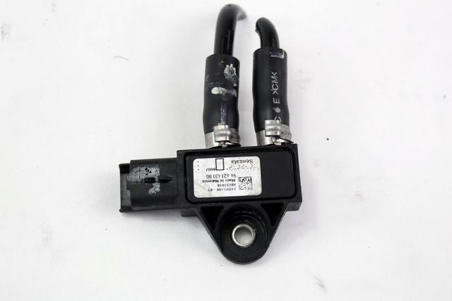 9662143180 SENSORE DI PRESSIONE SCARICO PEUGEOT 307 CC 2.0 D 100KW 6M 2P (2007) RICAMBIO USATO 