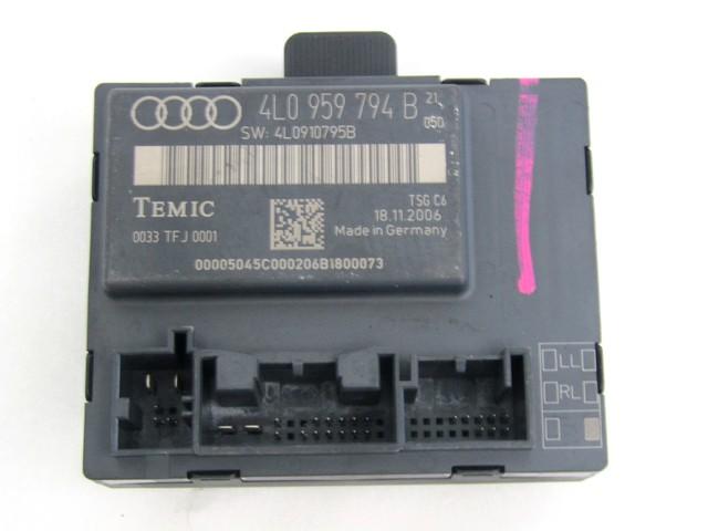 4L0959794B CENTRALINA PORTA VETRO POSTERIORE DESTRA AUDI Q7 3.0 171KW 5P D AUT (2007) RICAMBIO USATO 