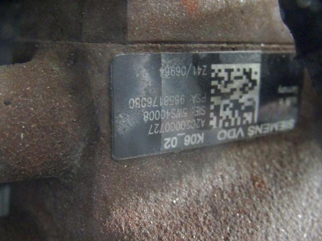 F6JB MOTORE FORD FIESTA 1.4 D 50KW 5M 5P (2006) RICAMBIO USATO 1489130 1145948 9654592680 9658692780 9637885480