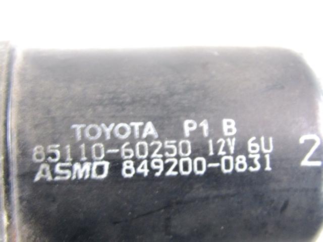 85110-60250 MOTORINO TERGIPARABREZZA TOYOTA LAND CRUISER 90 3.0 D 4X4 92KW 5M 5P (1999) RICAMBIO USATO