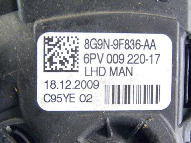 8G9N-9F836-AA PEDALE ACCELERATORE VOLVO XC60 2.4 D 129KW 6M 5P (2010) RICAMBIO USATO