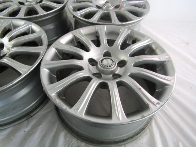 6200G4 SET 4 CERCHI IN LEGA AFTERMARKET FONDMETAL DA 16 POLLICI 5 FORI 7JX6H2 ET 35 ALFA ROMEO GIULIETTA 1.4 B 77KW 6M 5P (2012) RICAMBIO USATO GRAFFIATI, INTERASSE 5X110