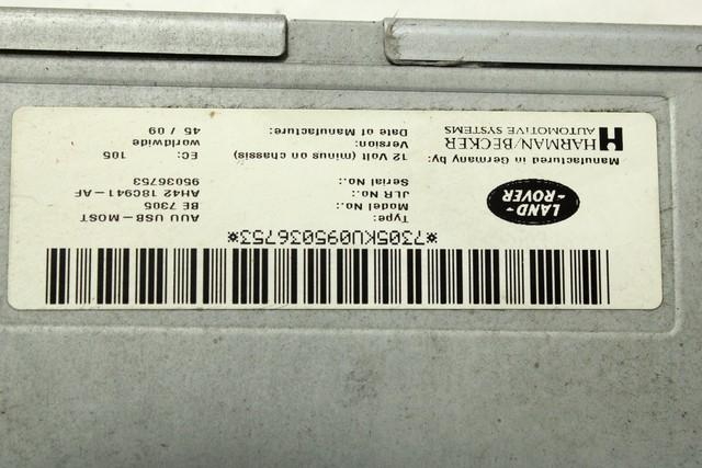 AH42-18C941-AF CENTRALINA MODULO INTERFACCIA MULTIMEDIALE LAND ROVER RANGE ROVER SPORT 3.0 D 4X4 180KW AUT 5P (2010) RICAMBIO USATO