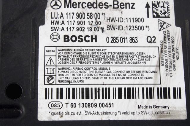 10 CENTRALINE AIRBAG USATE NON FUNZIONANTI DA RICODIFICARE A1179005800 A1698201326 A2469000709 A1698204085 A2049012604 0004460642 A1698204085 A2469000603 A1179005800 2118701185