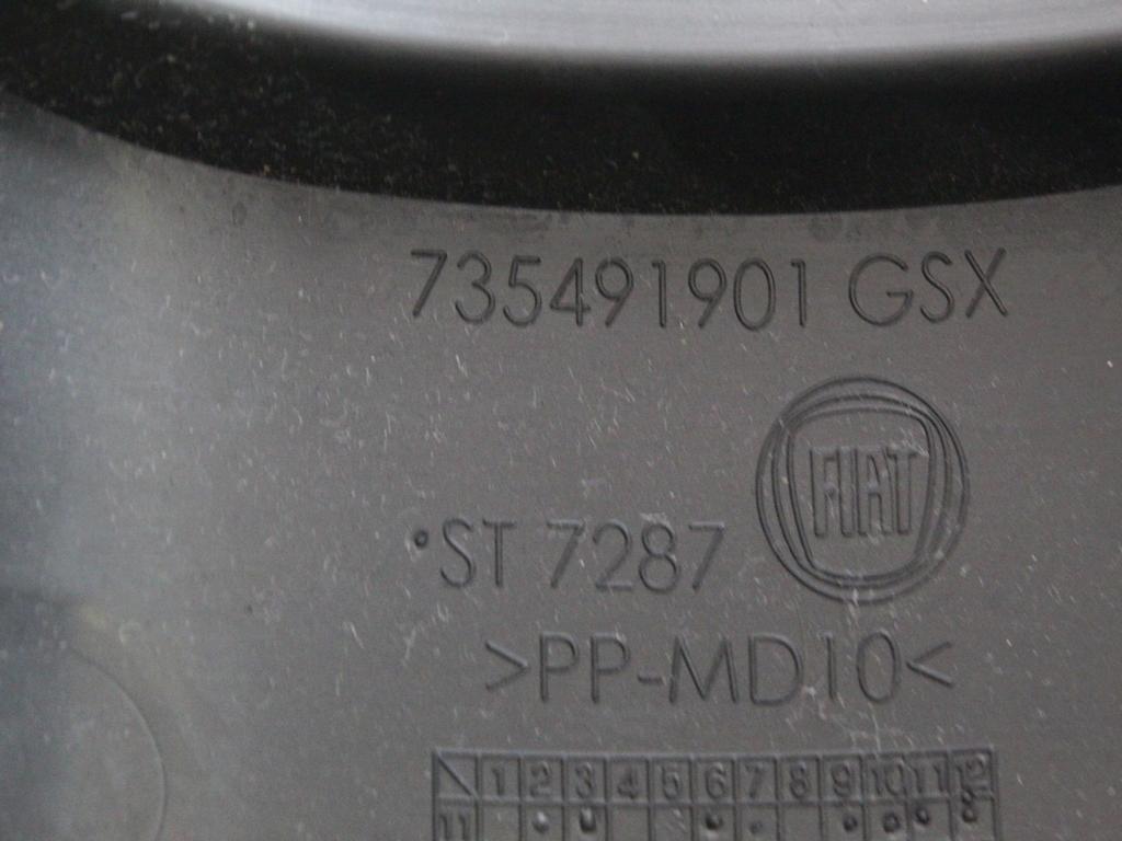 735491901 RIVESTIMENTO TUNNEL CENTRALE PARTE ANTERIORE FIAT PANDA 1.2 B 51KW 5M 5P (2015) RICAMBIO USATO