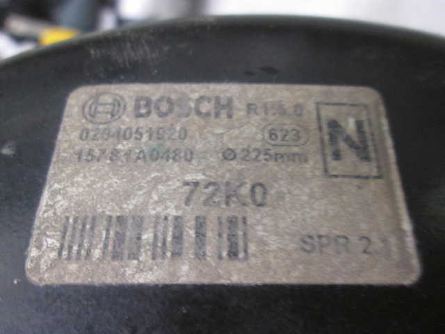 SERVO DE FREIN SANS POMPE OEM N. 284051920 PI?CES DE VOITURE D'OCCASION SUZUKI SPLASH (03-2008/05-2012)DIESEL D?PLACEMENT. 13 ANN?E 2009