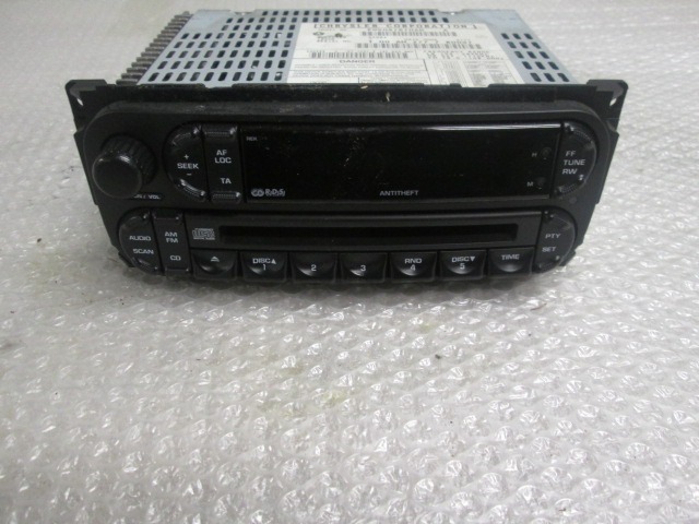 CHRYSLER VOYAGER 2.8L DIESEL AUTO 110KW 150 ch (2008) REMPLACEMENT CAR STEREO RADIO 56038518AH