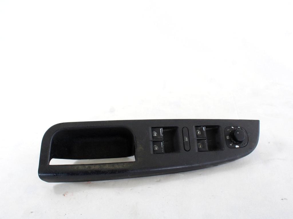 1K4959857 GRUPPO DI COMANDO ALZA-VETRI ALZA-CRISTALLI PORTA ANTERIORE SINISTRA VOLKSWAGEN GOLF 5 1.9 D 77KW 6M 5P (2005) RICAMBIO USATO CON REGOLAZIONE RETROVISORI ELETTRICI 1K0959565A