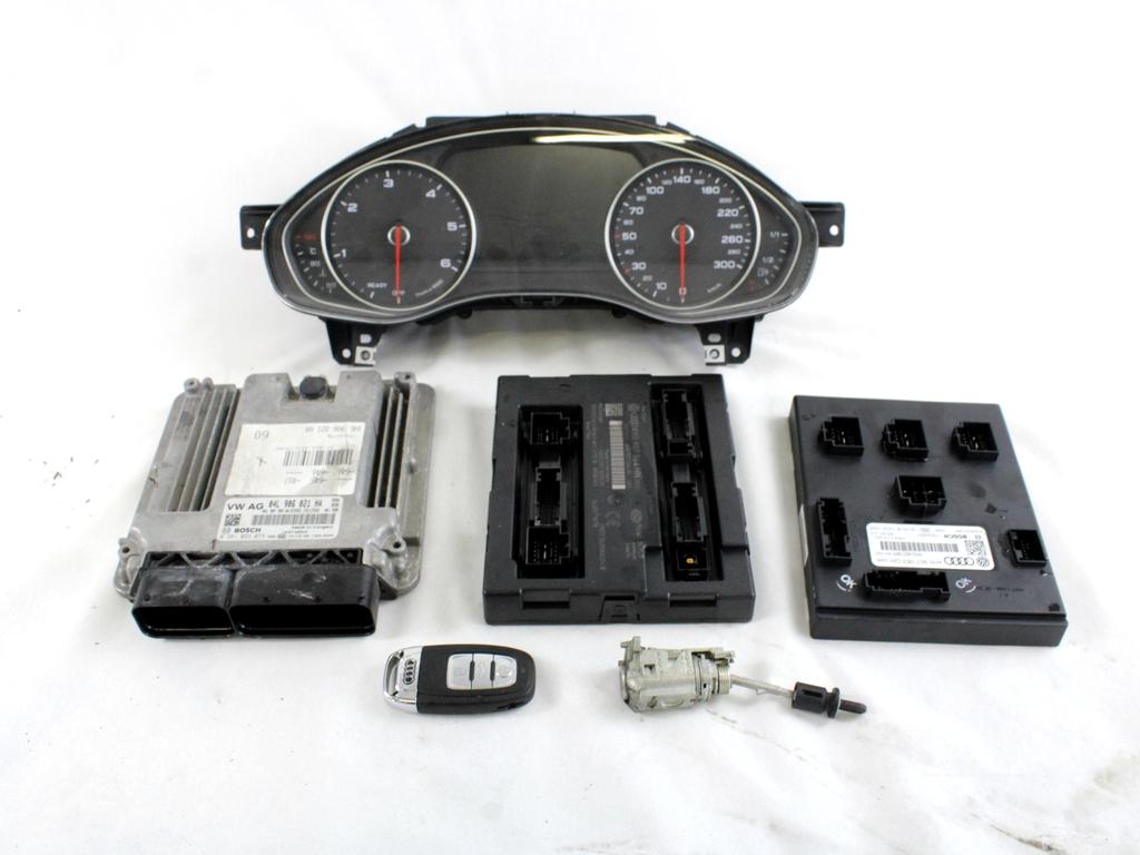 04L906021HA KIT ACCENSIONE AVVIAMENTO AUDI A6 C7 SW 2.0 D 140KW AUT 5P (2017) RICAMBIO USATO CON CENTRALINA MOTORE, QUADRO STRUMENTI, BLOCCHETTO CON CHIAVE 0281033073 4H0907064HN 4H0907063GH 4G8920934R