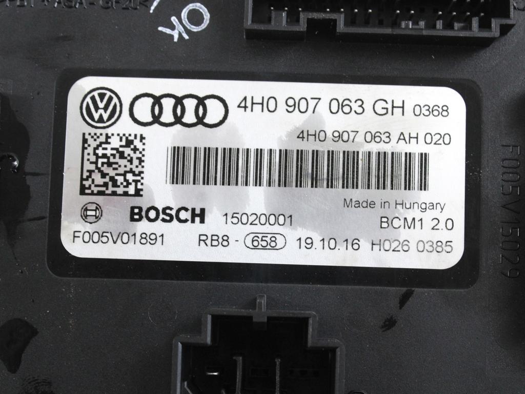 04L906021HA KIT ACCENSIONE AVVIAMENTO AUDI A6 C7 SW 2.0 D 140KW AUT 5P (2017) RICAMBIO USATO CON CENTRALINA MOTORE, QUADRO STRUMENTI, BLOCCHETTO CON CHIAVE 0281033073 4H0907064HN 4H0907063GH 4G8920934R