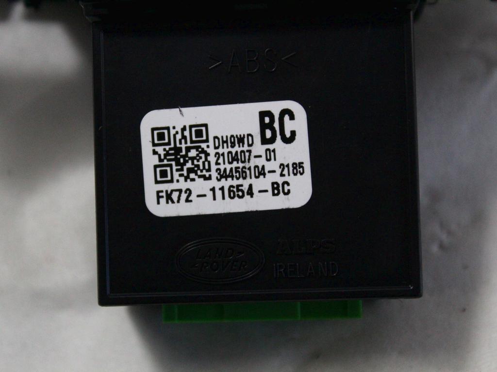 FK72-11654-BC COMANDO REGOLAZIONE INTENSITA LUMINOSA QUADRO STRUMENTI CRUSCOTTO LAND ROVER RANGE ROVER EVOQUE L551 MHEV 2.0 I 4X4 120KW AUT 5P (2021) RICAMBIO USATO LR060998