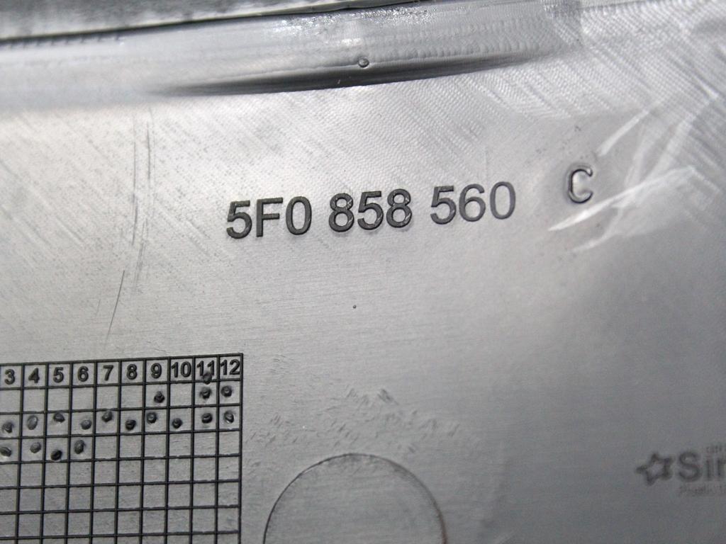5F0858560C RIVESTIMENTO SUPERIORE PIANTONE STERZO SEAT LEON 1.6 D 85KW 5M 5P (2017) RICAMBIO USATO