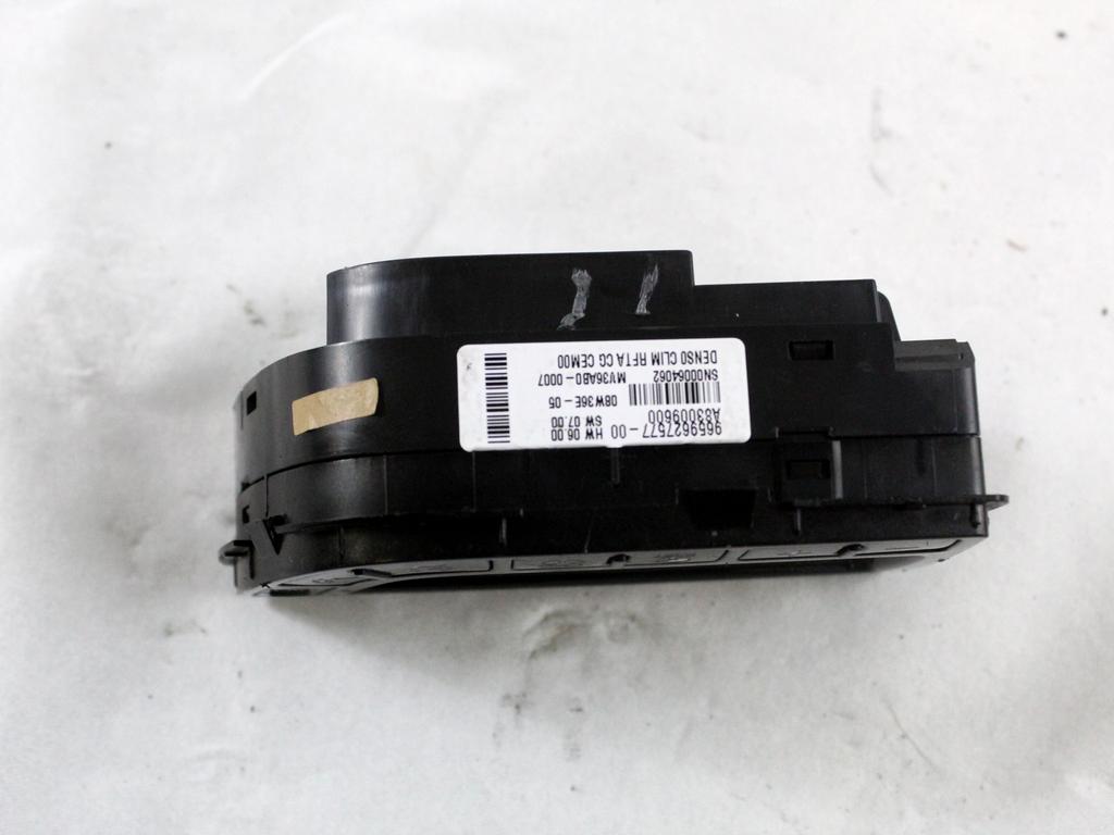 9659627577 CENTRALINA GRUPPO DI COMANDO CLIMATIZZATORE CLIMA A/C AUTOMATICO LATO SINISTRO CITROEN C4 PICASSO 1.6 D 80KW AUT 5P (2008) RICAMBIO USATO