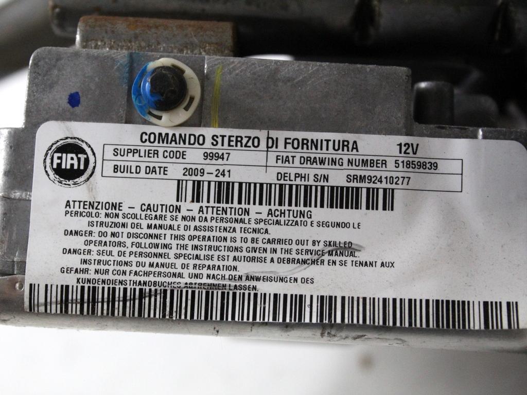 51859839 PIANTONE STERZO ELETTRICO FIAT PUNTO 1.2 G 44KW 5M 5P (2009) RICAMBIO USATO