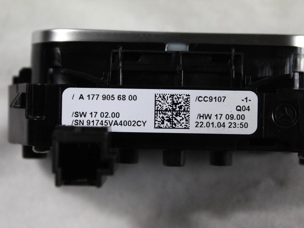 A1779056800 COMANDO INTERRUTTORE REGOLAZIONE RISCALDAMENTO SEDILE ANTERIORE DESTRO MERCEDES CLASSE A 180 W177 2.0 D 85KW AUT 5P (2022) RICAMBIO USATO