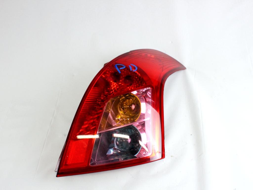 3565072K00000 FARO FANALE POSTERIORE DESTRO SUZUKI SWIFT 1.3 D 55KW 5M 3P (2008) RICAMBIO USATO