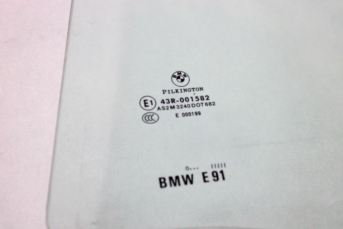 51347119977 VETRO SCENDENTE PORTA POSTERIORE SINISTRA BMW SERIE 3 318 D E91 SW 2.0 D 105KW 6M 5P (2011) RICAMBIO USATO