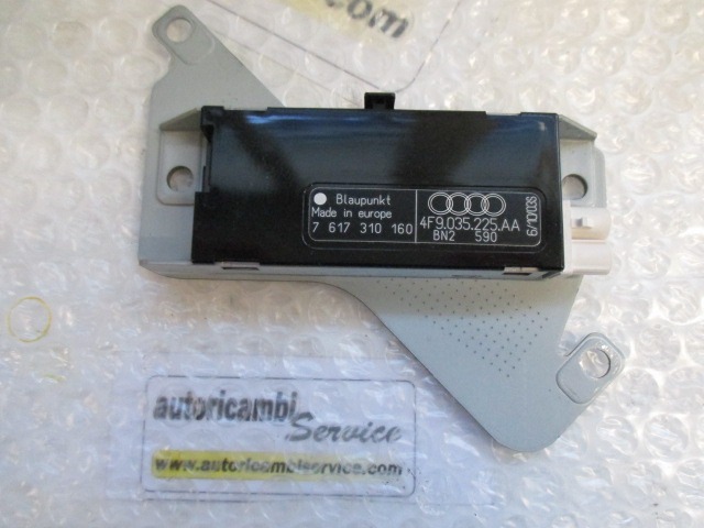 AMPLIFICATORE / CENTRALINA ANTENNA OEM N. 4F9035225AA PI?CES DE VOITURE D'OCCASION AUDI A6 C6 4F2 4FH 4F5 RESTYLING BER/SW/ALLROAD (10/2008 - 2011) DIESEL D?PLACEMENT. 27 ANN?E 2010