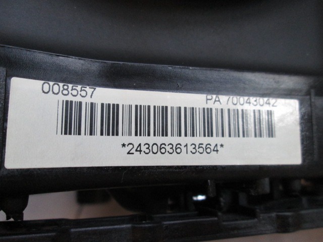 KIT AIRBAG COMPLET OEM N.  PI?CES DE VOITURE D'OCCASION FIAT GRANDE PUNTO 199 (2005 - 2012) DIESEL D?PLACEMENT. 13 ANN?E 2007