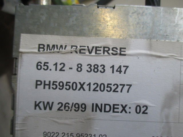 BMW E46 320D 2.0 DIESEL 100KW 5P 5M (1999) RADIO RADIO REMPLACEMENT (PAS fournir le code RADIO) 65128383147