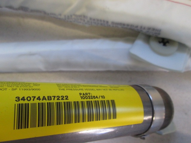 AIRBAG DE TETE DROIT  OEM N. 34074AB7222 PI?CES DE VOITURE D'OCCASION AUDI A3 8P 8PA 8P1 (2003 - 2008)DIESEL D?PLACEMENT. 20 ANN?E 2008