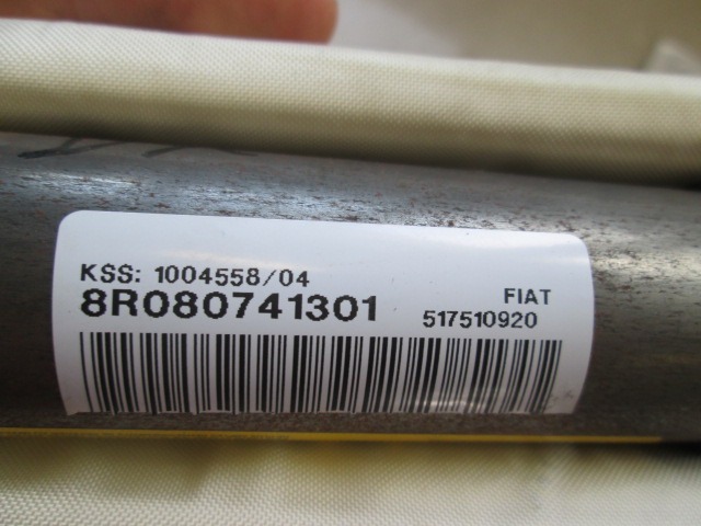 AIRBAG DE TETE DROIT  OEM N. 517510920 PI?CES DE VOITURE D'OCCASION FIAT BRAVO 198 (02/2007 - 01/2011) DIESEL D?PLACEMENT. 19 ANN?E 2008