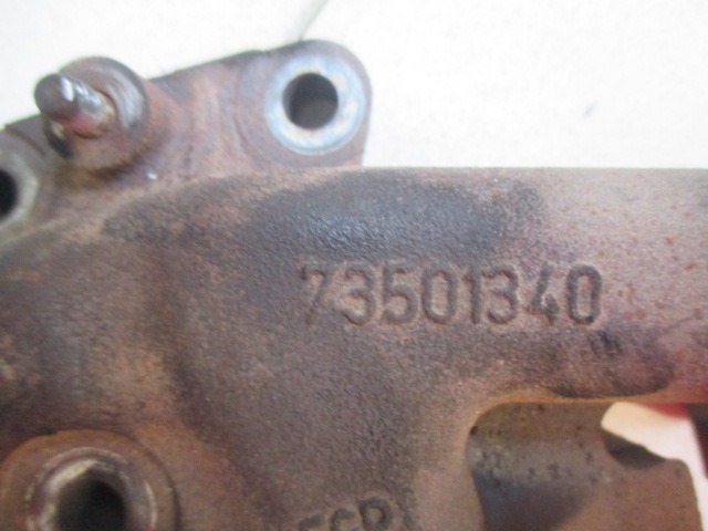 COLLECTEUR D'?CHAPPEMENT OEM N. 73501340 PI?CES DE VOITURE D'OCCASION FIAT PANDA 169 (2003 - 08/2009) DIESEL D?PLACEMENT. 13 ANN?E 2005