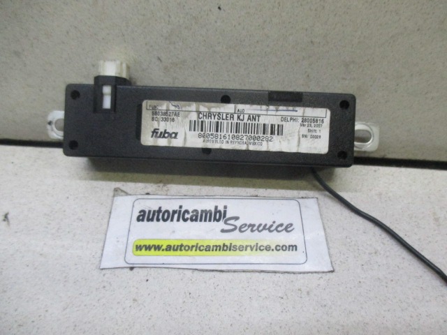AMPLIFICATORE / CENTRALINA ANTENNA OEM N. 56038527AE PI?CES DE VOITURE D'OCCASION JEEP CHEROKEE (2005 - 2008) DIESEL D?PLACEMENT. 28 ANN?E 2007