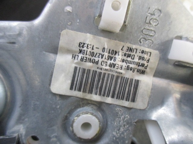 M?CANISME DE VITRE DE PORTE ARRI?RE OEM N. 4040 PI?CES DE VOITURE D'OCCASION FORD FIESTA (09/2008 - 11/2012) BENZINA/GPL D?PLACEMENT. 14 ANN?E 2010